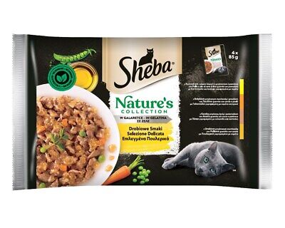 Sheba Nature's Collection Selezione Delicata in Gelatina 4X85g Sheba Nature's Collection Selezione Delicata in Gelatina 4X85g